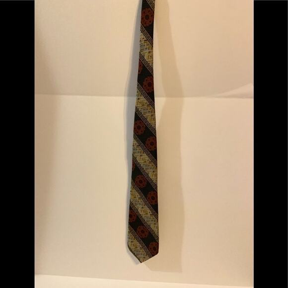 Vintage Armando collection polyester wide striped neck tie - Picture 3 of 8